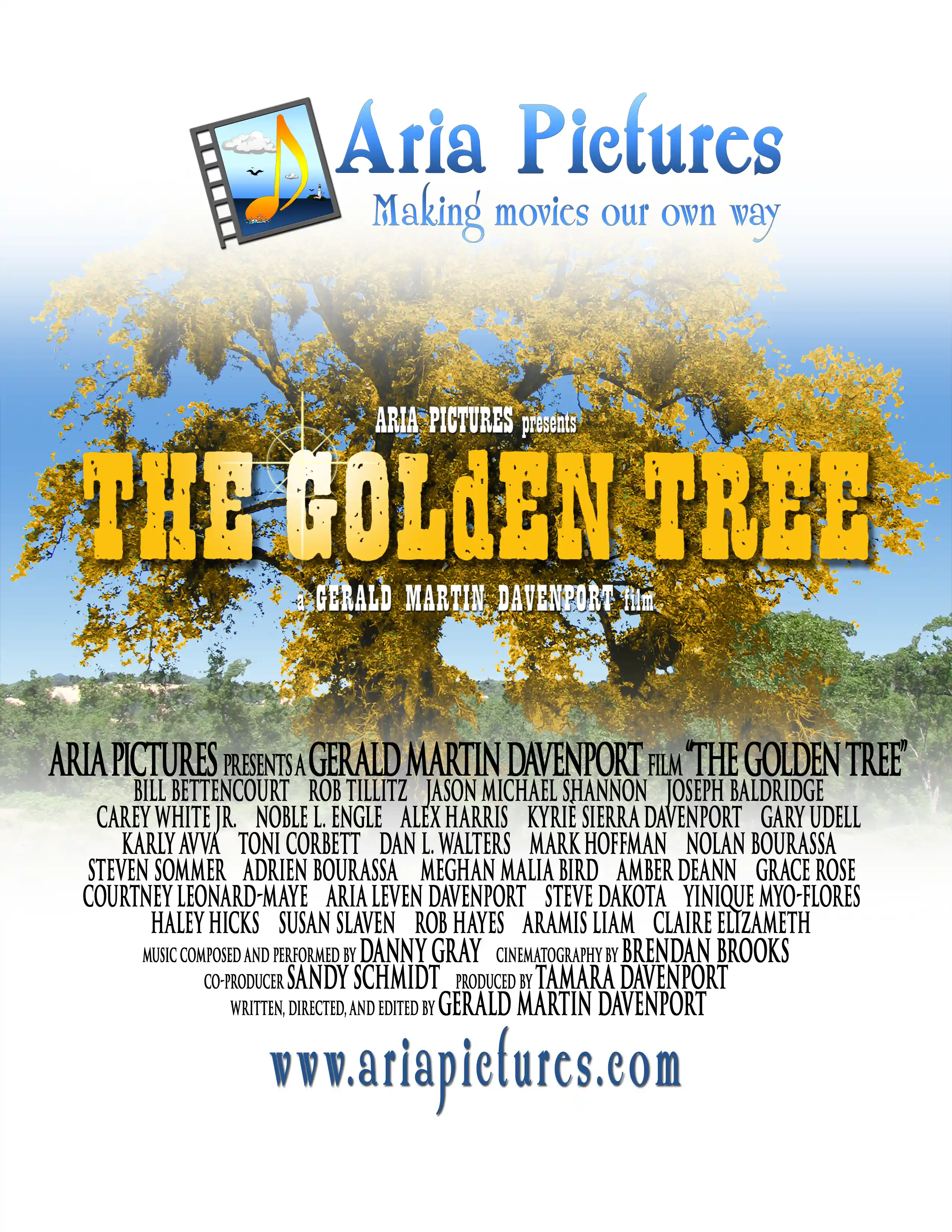 THE GOLdEN TREE press kit from cover by Aria Pictures.