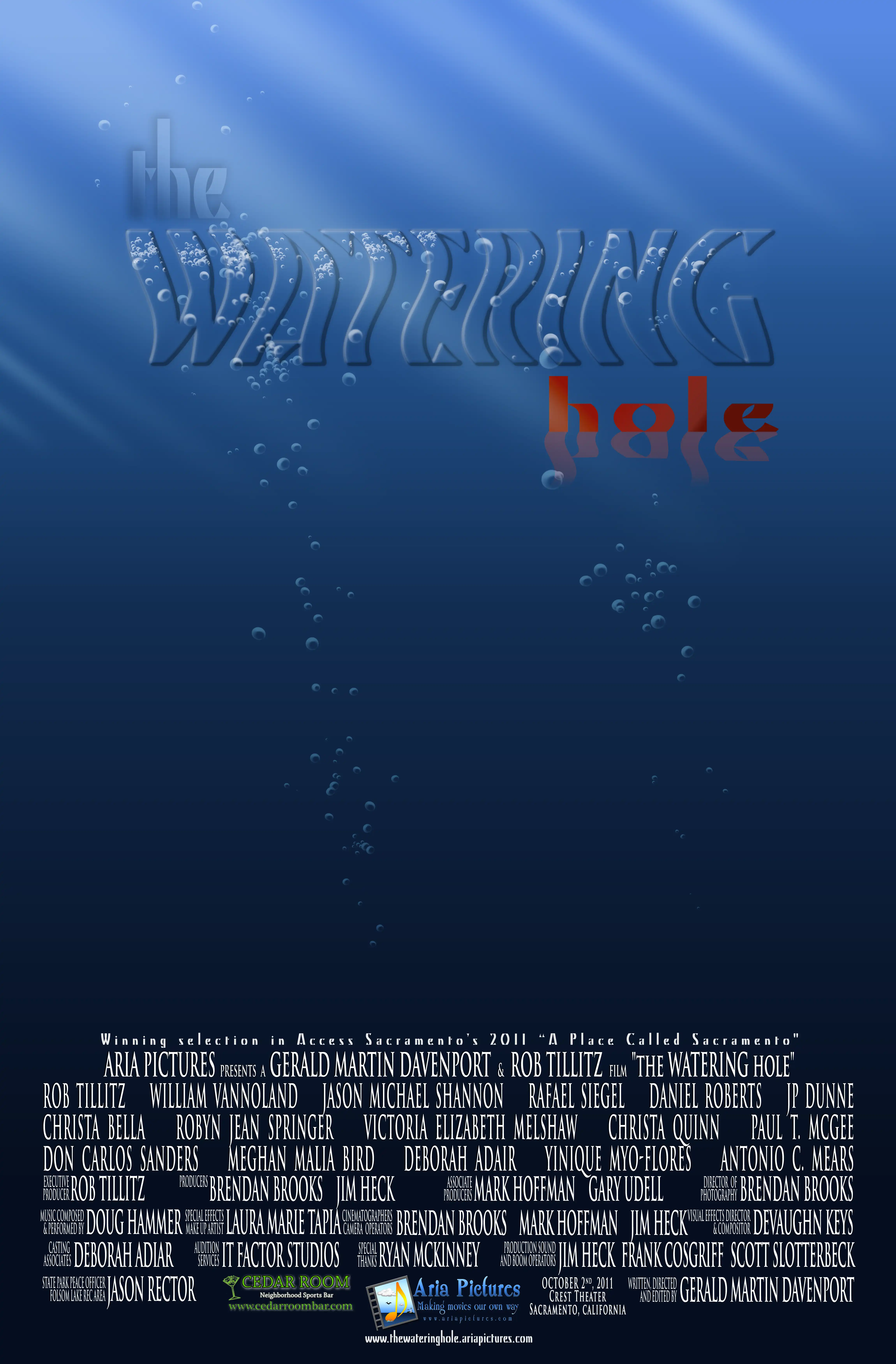 The WATERING hole movie poster by Aria Pictures.
